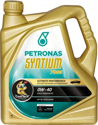 Моторное масло 0W40 синтетическое 7000 4 л (70001K1YEU) SYNTIUM 18384019