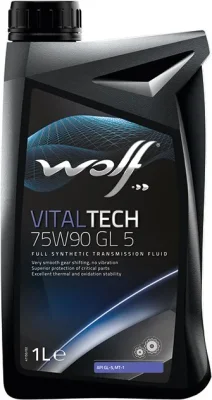 Масло трансмиссионное 75W90 синтетическое VitalTech 1 л WOLF 2305/1