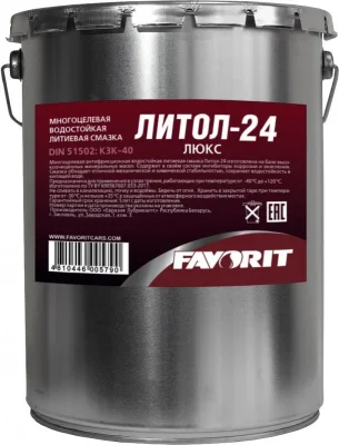 Смазка литиевая Литол-24 18 кг FAVORIT 54006