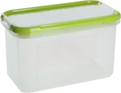 Емкость пластиковая для сыпучих продуктов с дозатором Bono 0,75 л оливковая роща GIARETTI GR2235ОЛ