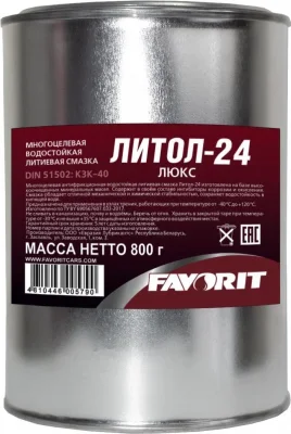 Смазка литиевая Литол-24 800 г FAVORIT 98997