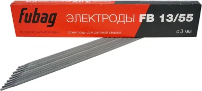 Электрод для углеродистой стали 3 мм FB 13/55 0,9 кг FUBAG 38881