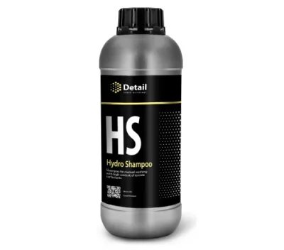 Шампунь автомобильный 1л - шампунь для ручной мойки с гидрофобным эффектом Hydro Shampoo (HS) используется после предварительной фазы мойки составом Active Safe (AS) DETAIL DT-0159