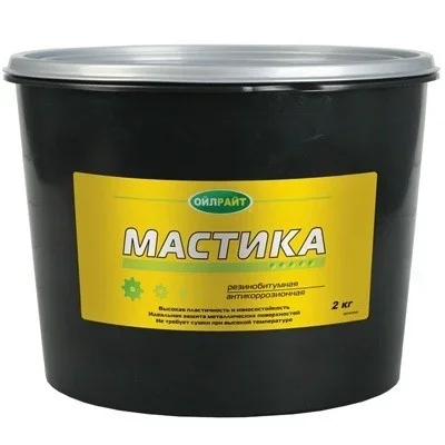 Мастика Резинобитумная (ведро) 2кг OIL RIGHT 6101