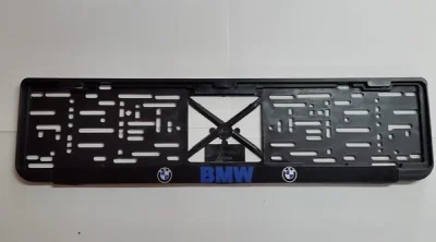 Рамка номерного знака с надписью BMW FORTUNA RAMKA-BMW