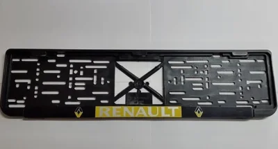 Рамка номерного знака с надписью RENAULT FORTUNA RAMKA-RENAULT
