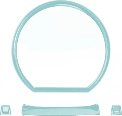 Набор для ванной комнаты Lumi Ring светло-голубой BEROSSI НВ37208000