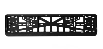 Рамка под номерной знак без логотипа черная (прямоугольная) YOURANAUTOPLAST РАМКА1