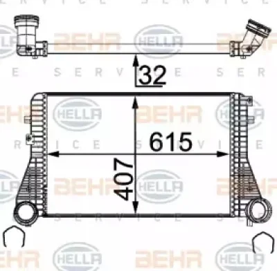 8ML 376 723-544 BEHR/HELLA/PAGID Теплообменник