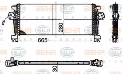 8ML 376 988-354 BEHR/HELLA/PAGID Теплообменник