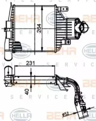 8ML 376 988-384 BEHR/HELLA/PAGID Теплообменник