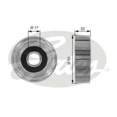 T36053 GATES Ролик ручейкового ремень