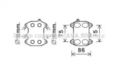 VW3388 AVA Теплообменник