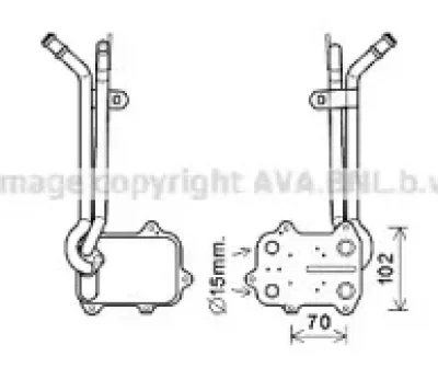 VW3389 AVA Теплообменник