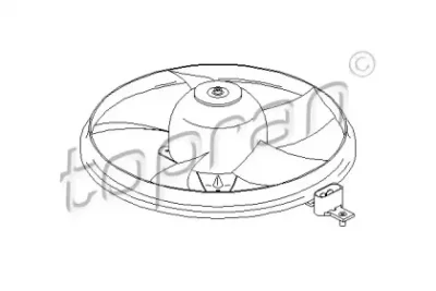 112 320 TOPRAN Вентилятор
