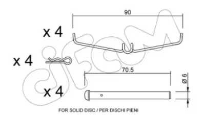 KIT.070 CIFAM Комплектующие