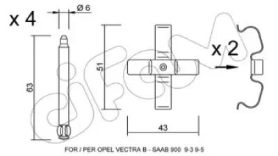 KIT.080 CIFAM Комплектующие