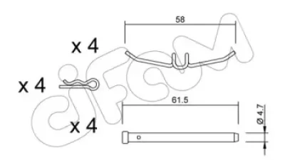 KIT.082 CIFAM Комплектующие