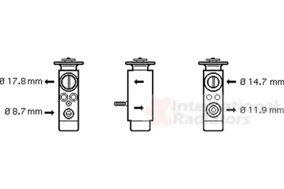 06001088 VAN WEZEL Расширительный клапан кондиционера