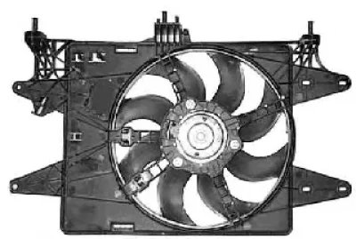 1637747 VAN WEZEL Вентилятор охлаждения радиатора