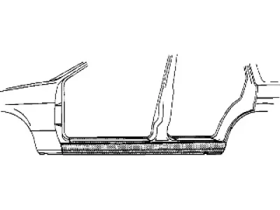 7610104 VAN WEZEL Накладка порога