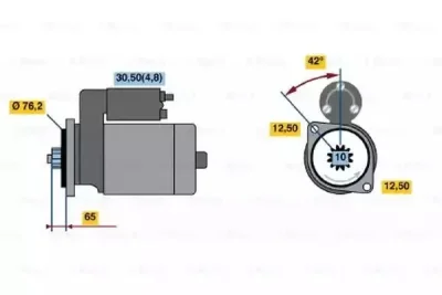 0 001 121 403 BOSCH Стартер