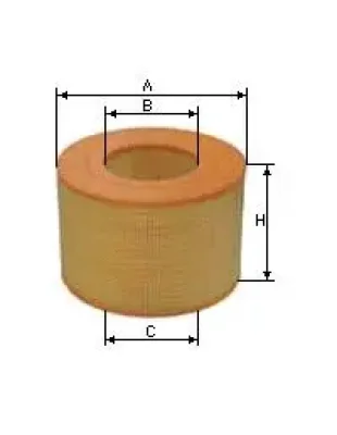 CH 0129 SAMPIYON FILTER Воздушный фильтр