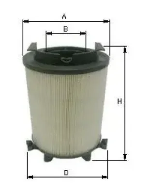 CH 1299 SAMPIYON FILTER Воздушный фильтр