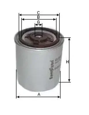 Топливный фильтр SAMPIYON FILTER CS 0037 M