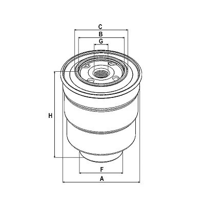 CS 0183 M SAMPIYON FILTER Топливный фильтр