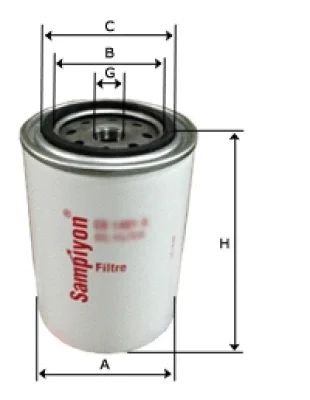 CS 0221 SAMPIYON FILTER Масляный фильтр