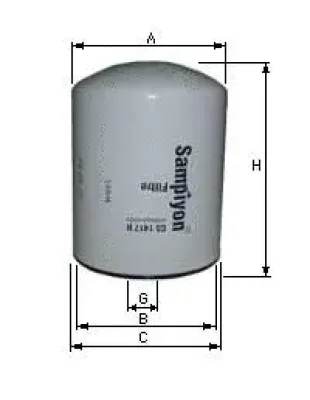 CS 1417 H SAMPIYON FILTER Масляный фильтр