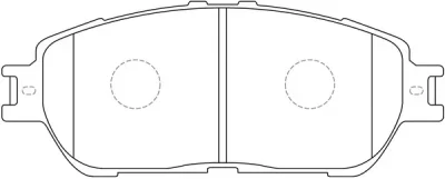 Комплект тормозных колодок, дисковый тормоз SB NAGAMOCHI BP21480