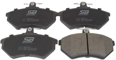 Комплект тормозных колодок, дисковый тормоз SB NAGAMOCHI BP33018