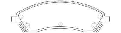 BP51015 SB NAGAMOCHI Комплект тормозных колодок, дисковый тормоз