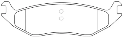 BP53011 SB NAGAMOCHI Комплект тормозных колодок, дисковый тормоз