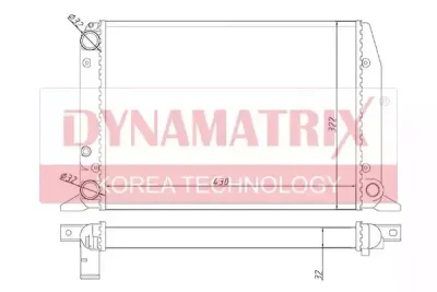 Радиатор охлаждения DYNAMAX DR604611