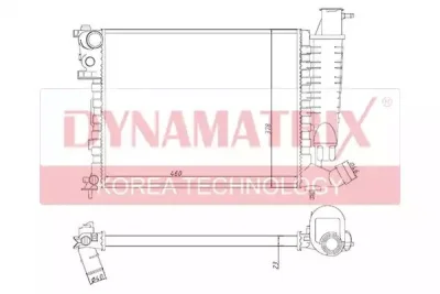 Радиатор охлаждения DYNAMAX DR613671