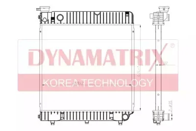 Радиатор охлаждения DYNAMAX DR62635