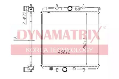 Радиатор охлаждения DYNAMAX DR63708A