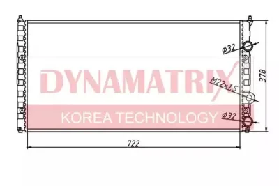 Радиатор охлаждения DYNAMAX DR652491