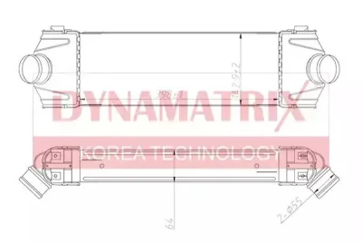 Радиатор охлаждения DYNAMAX DR67022