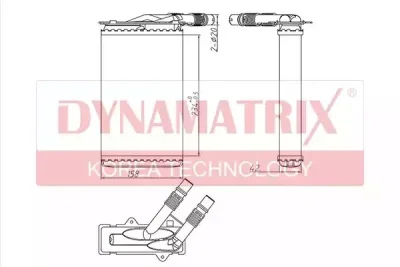 Радиатор отопителя салона DYNAMAX DR72985
