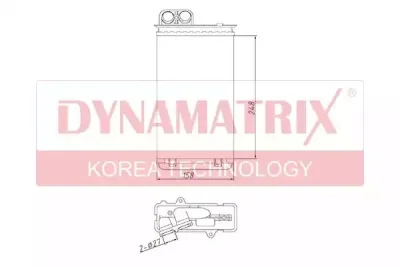 Радиатор отопителя салона DYNAMAX DR73254