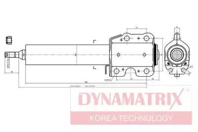 Амортизатор подвески газонаполненный DYNAMAX DSA335809