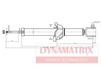 Амортизатор подвески газонаполненный DYNAMAX DSA341173