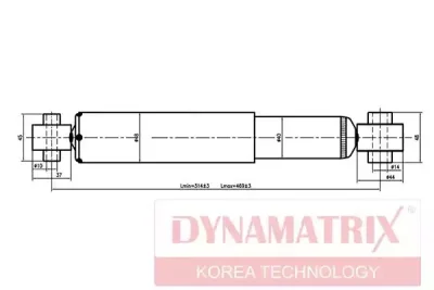 Амортизатор подвески газонаполненный DYNAMAX DSA343396