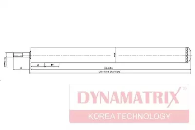 Амортизатор подвески газонаполненный DYNAMAX DSA365505