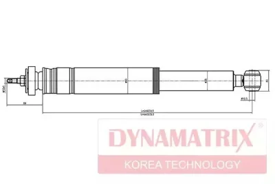 Амортизатор подвески газонаполненный DYNAMAX DSA553185