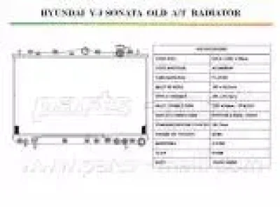 Радиатор охлаждения двигателя PARTS-MALL PXNDA-024